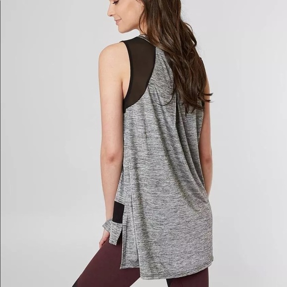 DOE & RAE | Scoop Neck Mesh Tank Top - Picture 1 of 11